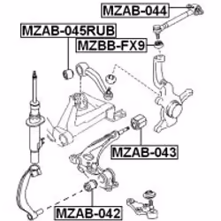 FEBEST MZAB-045RUB non classé