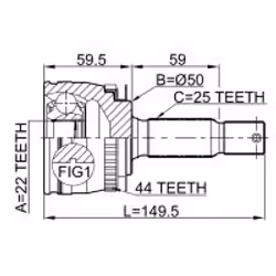 FEBEST 2210-CER16A44 non classé