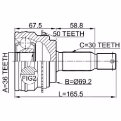 FEBEST 0410-V97A50 non classé