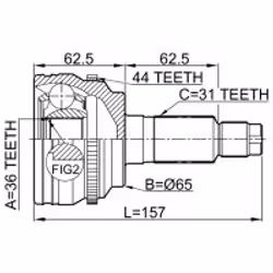 FEBEST 0510-CX7A44 non classé