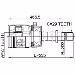 FEBEST 0211-J31RH non classé - Vue supplémentaire 2