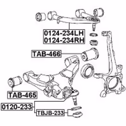 FEBEST 0124-234LH non classé