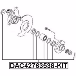 FEBEST DAC42763538-KIT non classé - Vue supplémentaire 2