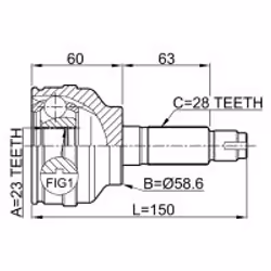 FEBEST 0510-049 non classé - Vue supplémentaire 2