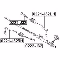 FEBEST 0221-J32RH non classé - Vue supplémentaire 2
