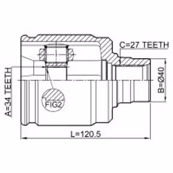 FEBEST 0311-CL20RH non classé - Vue supplémentaire 2
