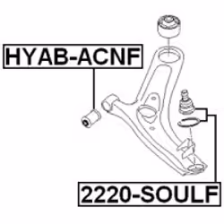 FEBEST 2220-SOULF non classé - Vue supplémentaire 2
