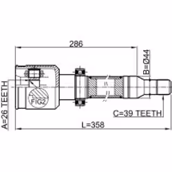 FEBEST 2711-S80RH non classé - Vue supplémentaire 2