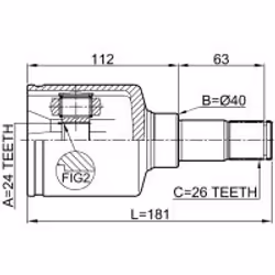 FEBEST 2111-TC7LH non classé - Vue supplémentaire 2