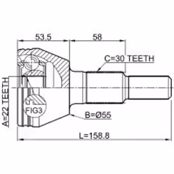 FEBEST 1010-C100 non classé