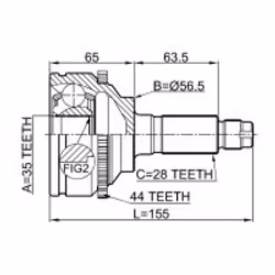 FEBEST 0510-MPVLW3A44 non classé - Vue supplémentaire 2
