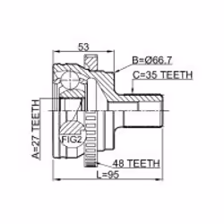 FEBEST 1610-220A48 non classé