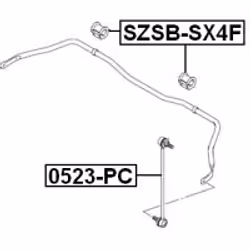 FEBEST SZSB-SX4F non classé
