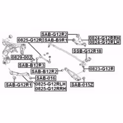 FEBEST SAB-G12R2 non classé - Vue supplémentaire 2