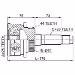 FEBEST 0510-B25A44 non classé - Vue supplémentaire 2