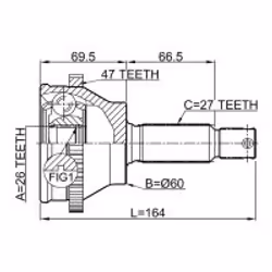 FEBEST 1210-SON25A47 non classé
