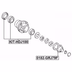 FEBEST KIT-HDJ100 non classé