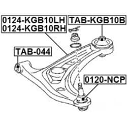 FEBEST 0124-KGB10RH non classé