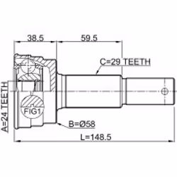FEBEST 0210-Z50R non classé - Vue supplémentaire 2