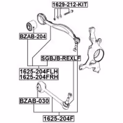 FEBEST 1625-204F non classé