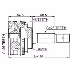FEBEST 0110-MCU10A48R non classé - Vue supplémentaire 2