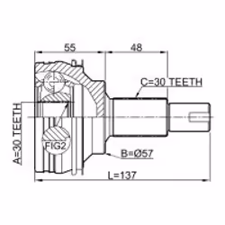 FEBEST 0110-GRX125 non classé - Vue supplémentaire 2