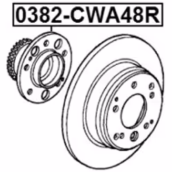 FEBEST 0382-CWA48R non classé