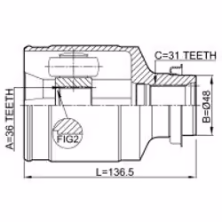 FEBEST 0511-CX7RH non classé - Vue supplémentaire 2