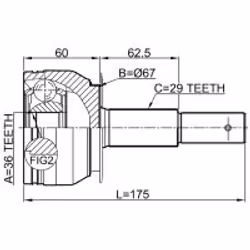 FEBEST 0210-D40AT non classé - Vue supplémentaire 2