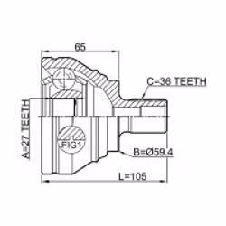 FEBEST 2310-B6 non classé