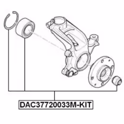 FEBEST DAC37720033M-KIT non classé - Vue supplémentaire 2