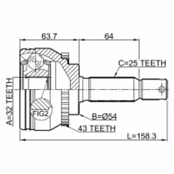 FEBEST 0410-EA3A43 non classé
