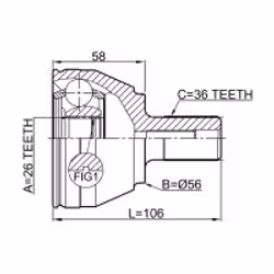 FEBEST 2110-CB4TD non classé