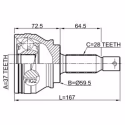 FEBEST 0410-CW6 non classé - Vue supplémentaire 2