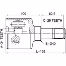 FEBEST 2111-GE30MTLH non classé - Vue supplémentaire 2