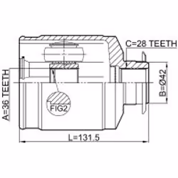 FEBEST 1211-SANFE22RH non classé - Vue supplémentaire 2