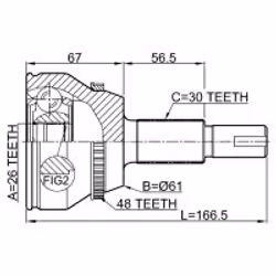 FEBEST 0110-GGL15A48 non classé