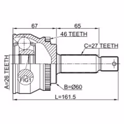 FEBEST 1210-CEEDA46 non classé