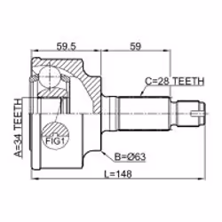 FEBEST 0310-CL22 non classé