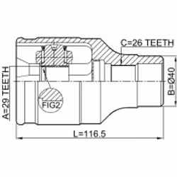 FEBEST 0711-SX4FRH non classé - Vue supplémentaire 2
