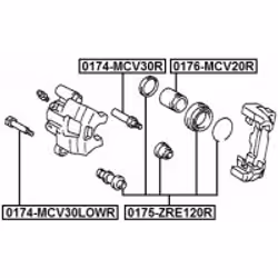 FEBEST 0174-MCV30LOWR