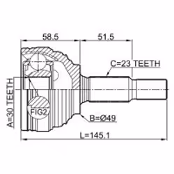 FEBEST 0210-G15RA non classé - Vue supplémentaire 2