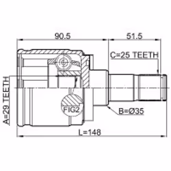 FEBEST 0411-H77WRH non classé