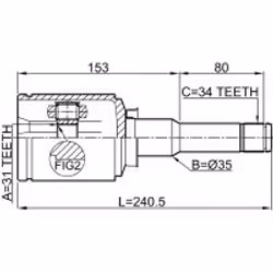FEBEST 1011-J300LH non classé