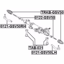 FEBEST 0121-GSV50LH non classé