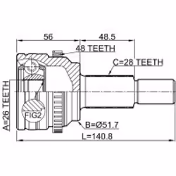 FEBEST 0510-CX5A48R non classé