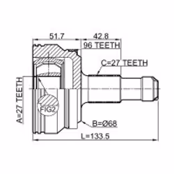 FEBEST 1610-212A96R non classé