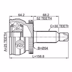 FEBEST 2210-XM12A52 non classé