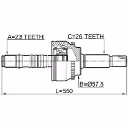 FEBEST 0114-ZZT251A48LH