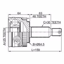 FEBEST 1210-IX35MTA48 non classé